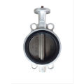 Top quality in different color cast iron electric actuated flange connection butterfly valve